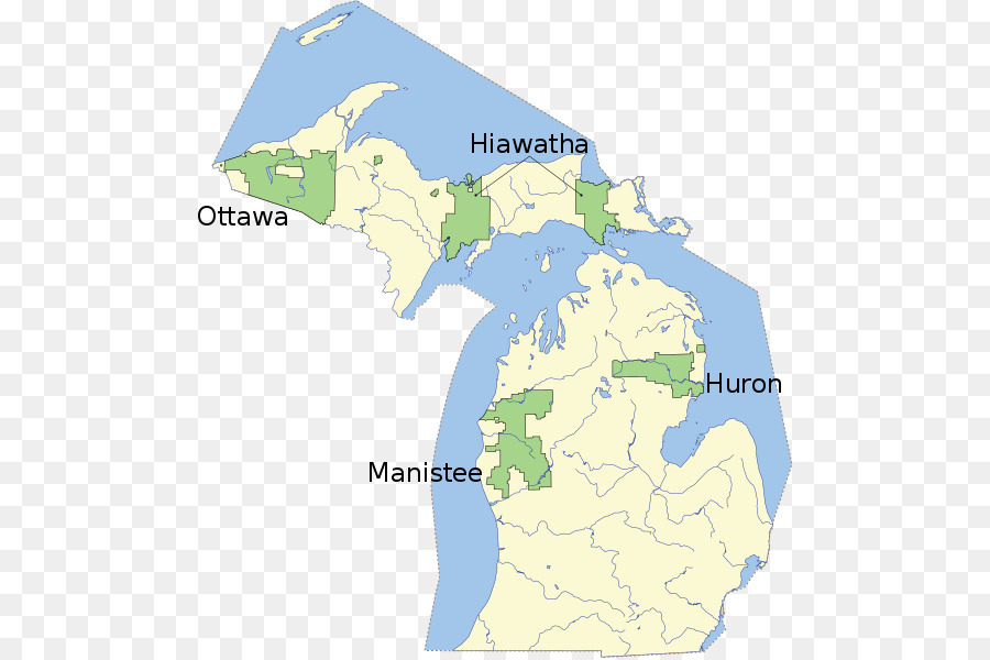 Floresta Nacional Hiawatha，Floresta Nacional De Ottawa PNG