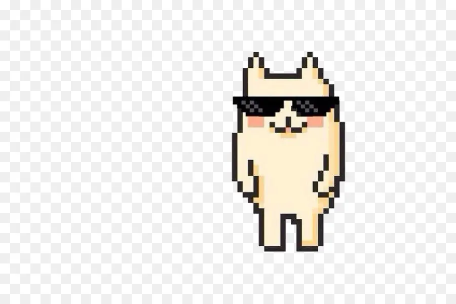 Cachorro Pixel Art，Bonitinho PNG