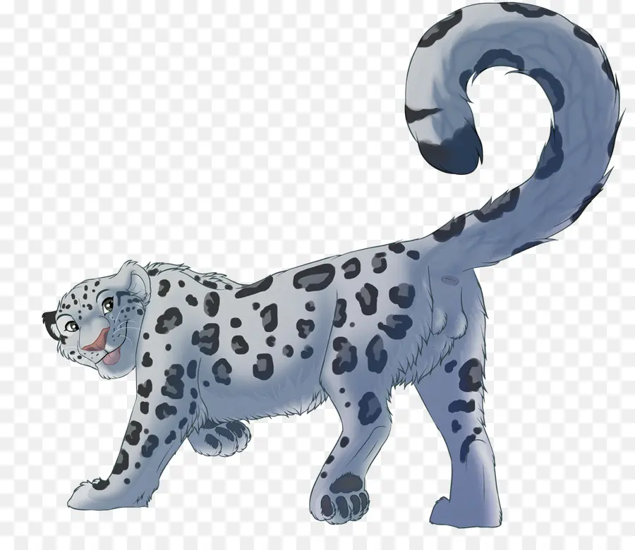 O Snow Leopard，Gato PNG