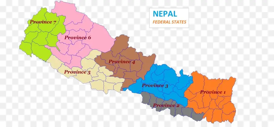 Mapa Do Nepal，Províncias PNG