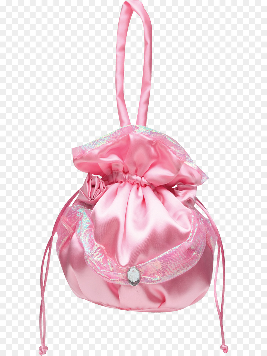 Bolsa Com Cordão Rosa，Bolsa PNG