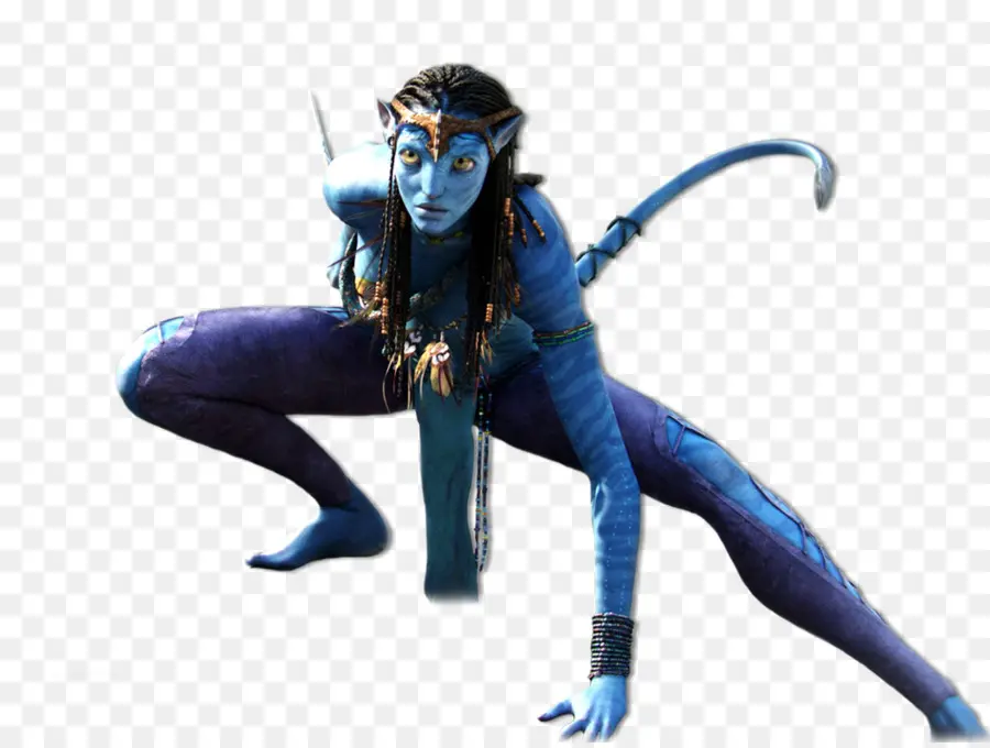 Personagem Avatar，Azul PNG