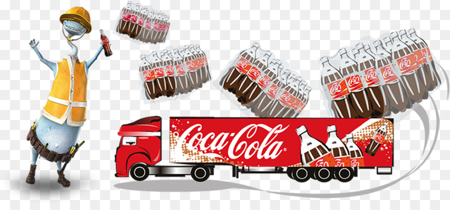 Caminhão Coca Cola，Bebida PNG