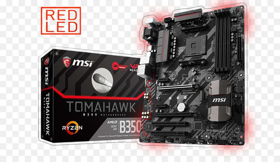 Soquete Am4，Msi B350 Tomahawk PNG