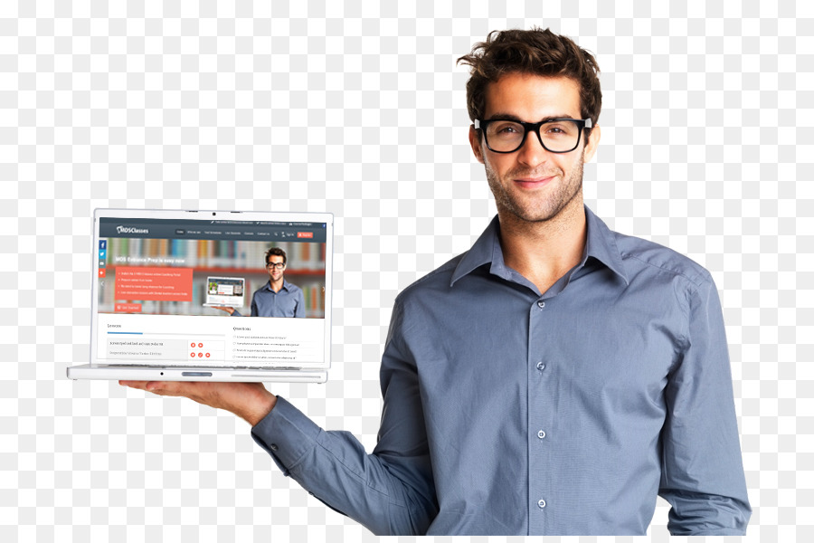 Homem Segurando Laptop，Portátil PNG