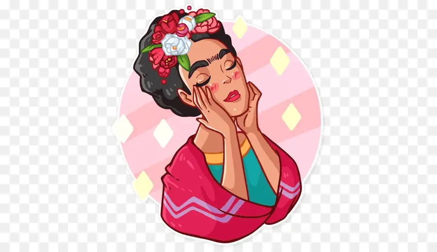 O Museu Frida Kahlo，Adesivo PNG