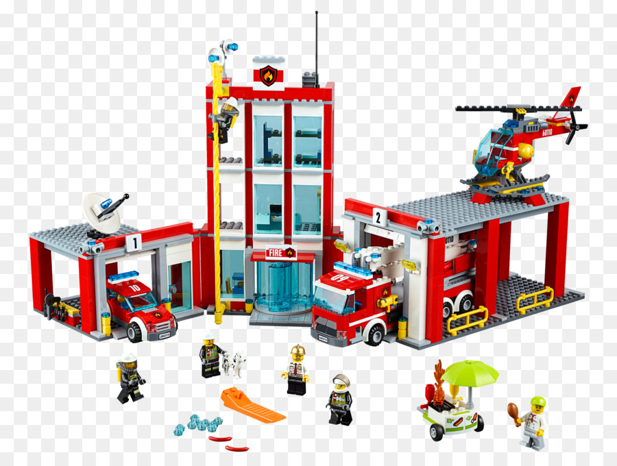 Estado De Bombeiros Da Cidade De Lego 60110，Lego PNG