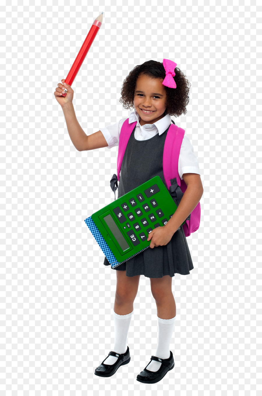 Menina Da Escola，Mochila PNG