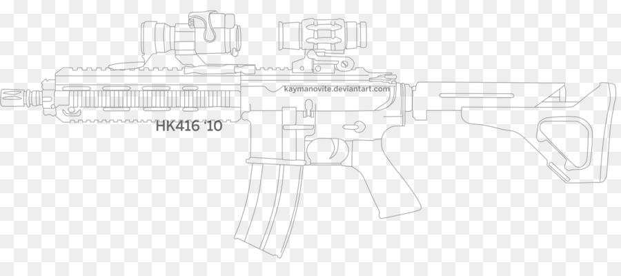 Fuzil Hk416，Pistola PNG