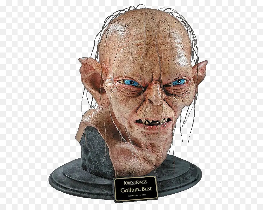 Busto De Gollum，Senhor Dos Anéis PNG