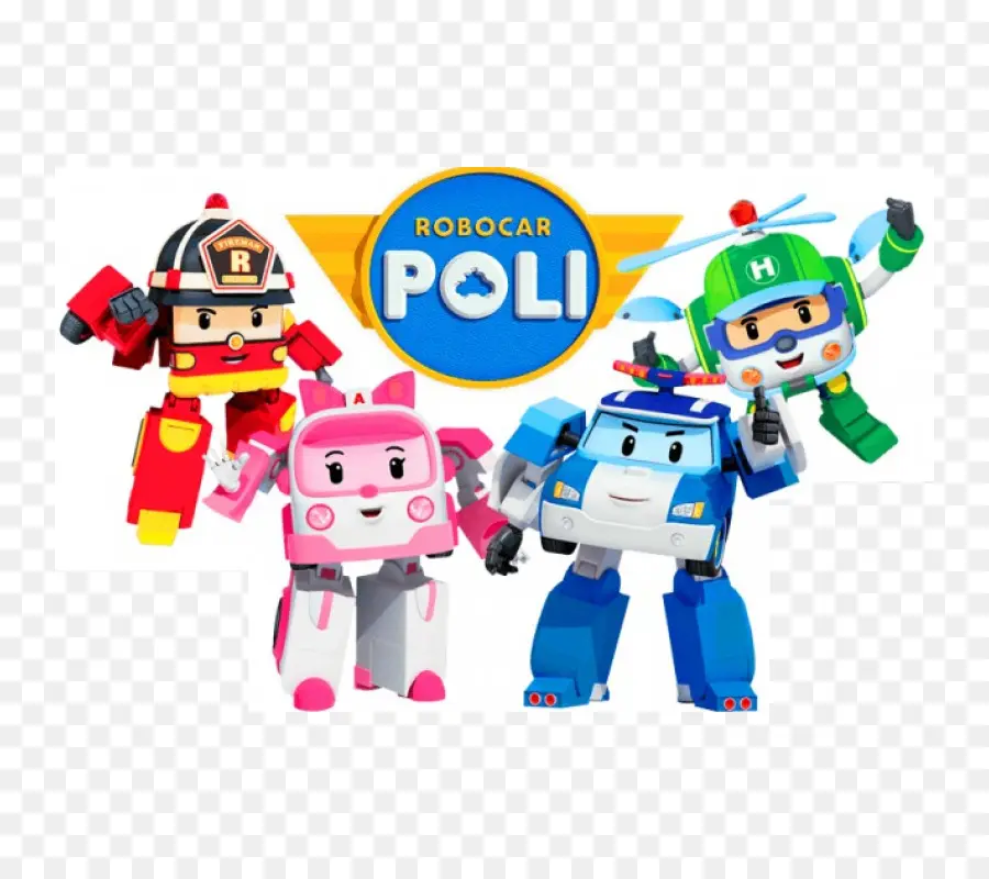 Robocar Poli，Desenho Animado PNG