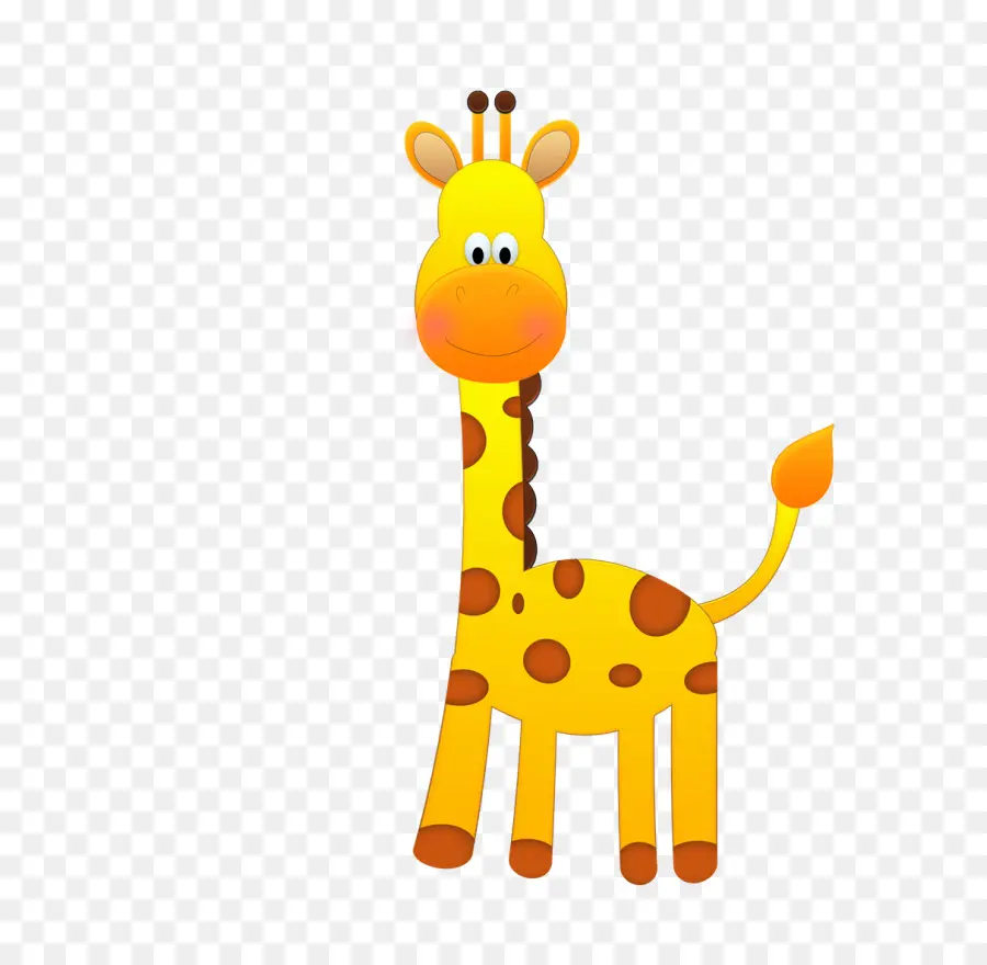 Girafa De Desenho Animado，Pescoço Longo PNG