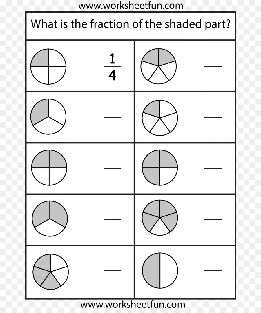 Planilha De Frações，Matemática PNG