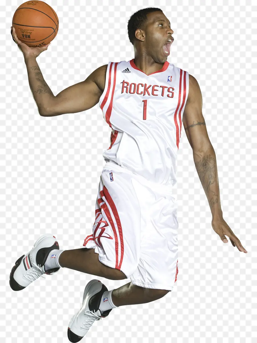 Jogador De Basquete Em Camisa Vermelha，Basquetebol PNG