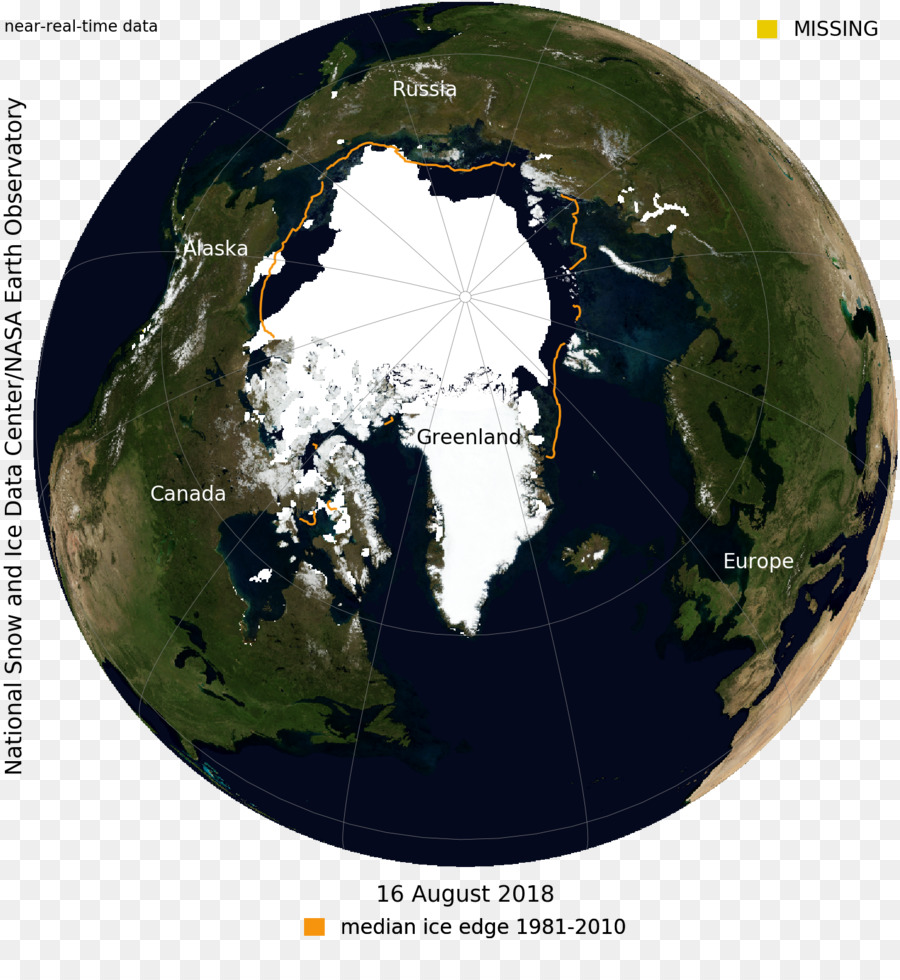 Oceano ártico，Regiões Polares Da Terra PNG