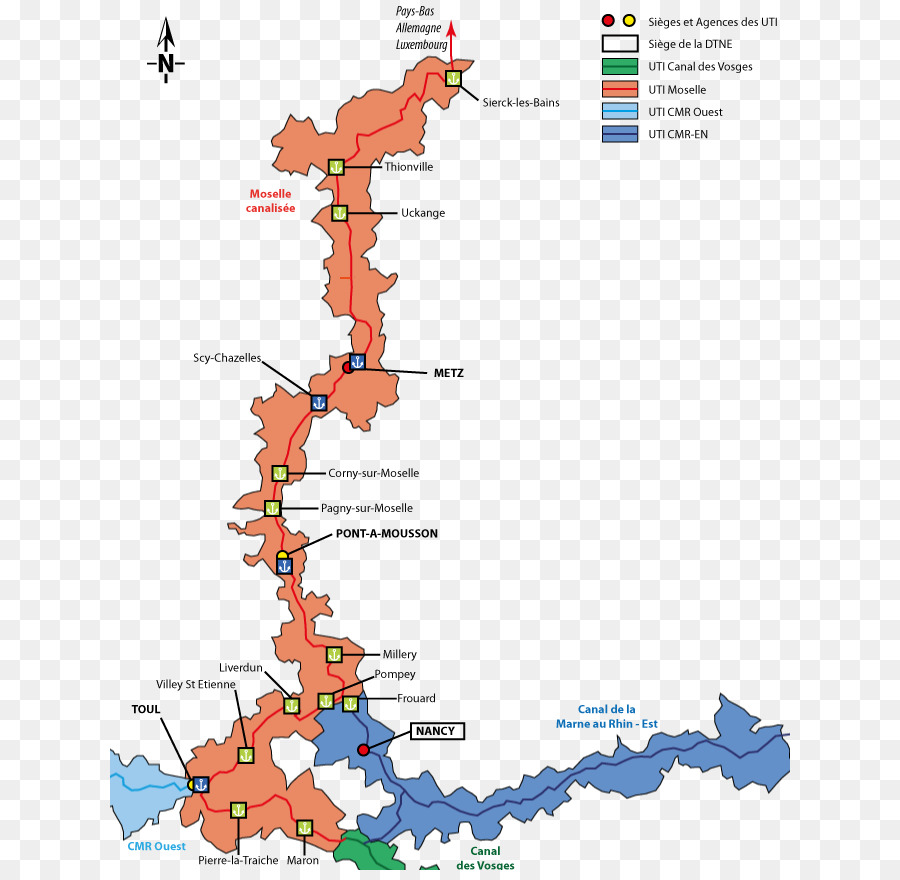 Meuse Canal，Marne Rhine Canal PNG