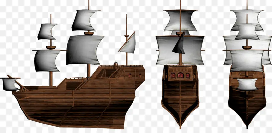 Galeão，Navio Modelo PNG