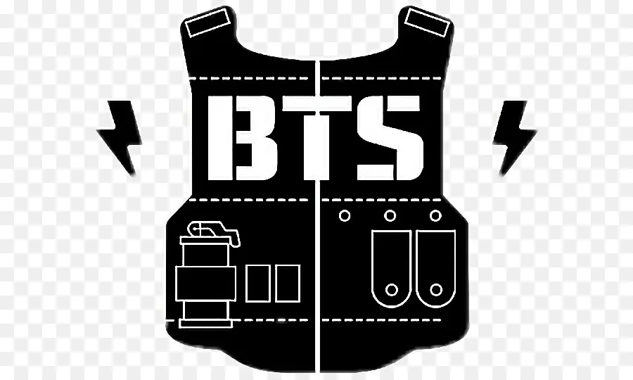 Logotipo Do Bts，Preto PNG