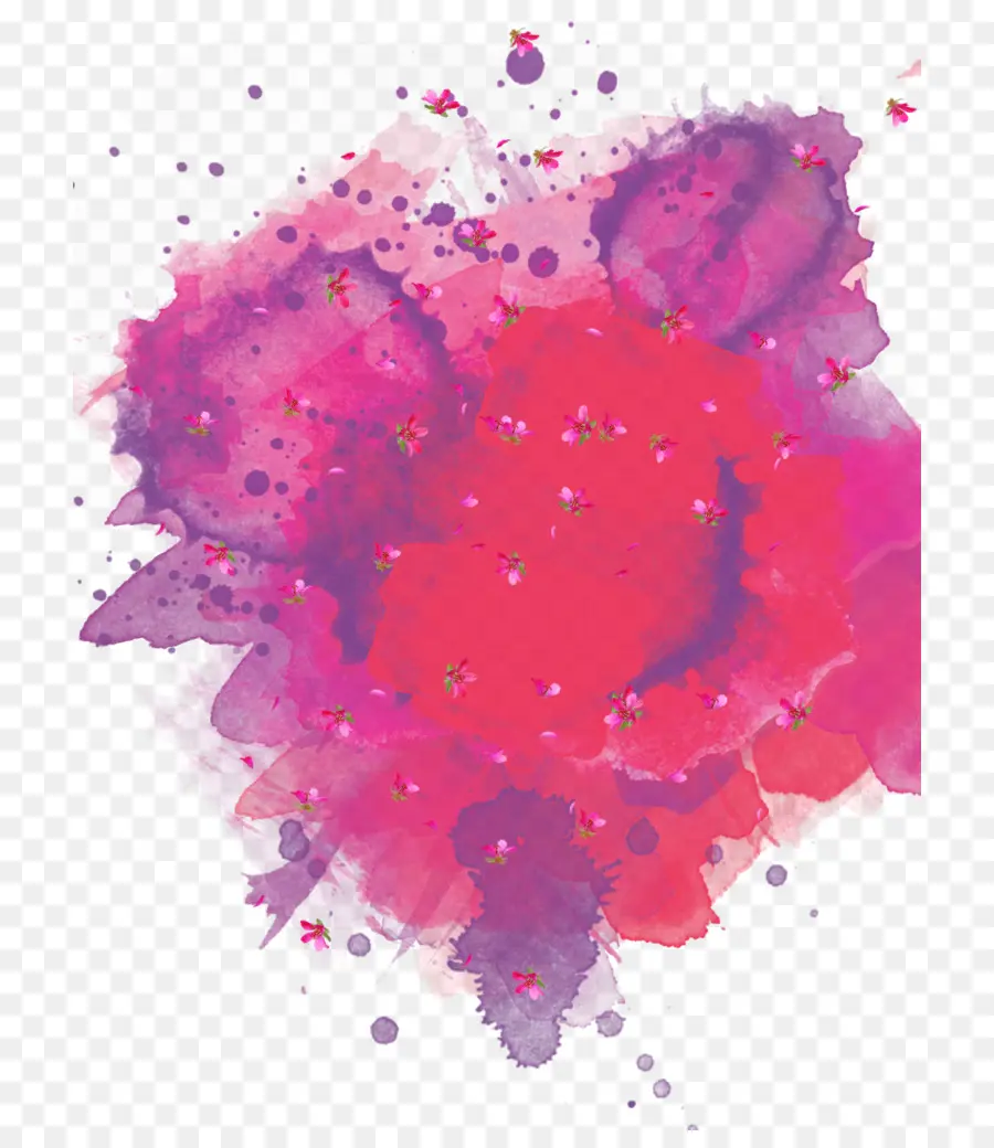 Aquarela Rosa，Respingo PNG