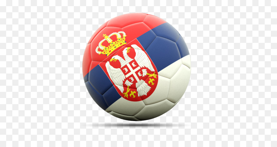 Bola De Futebol Com Bandeira Sérvia，Sérvia PNG