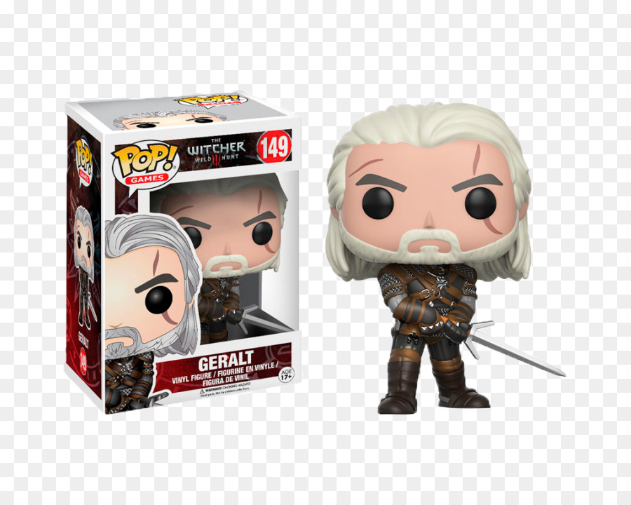 Geralt Funko Pop，Figura PNG