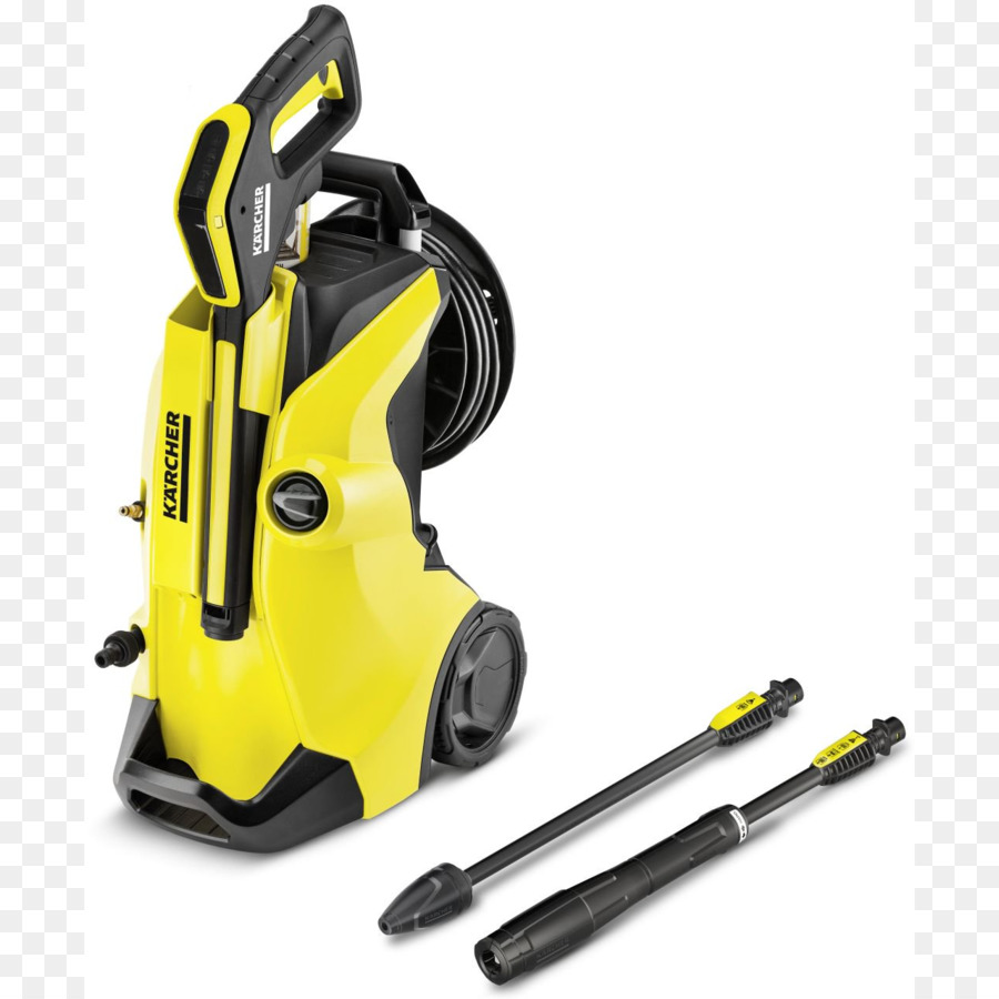 Lavagem De Pressão，Karcher K4 1324005 Controle Total Casa Lavadora De Alta Pressão Amarelo PNG