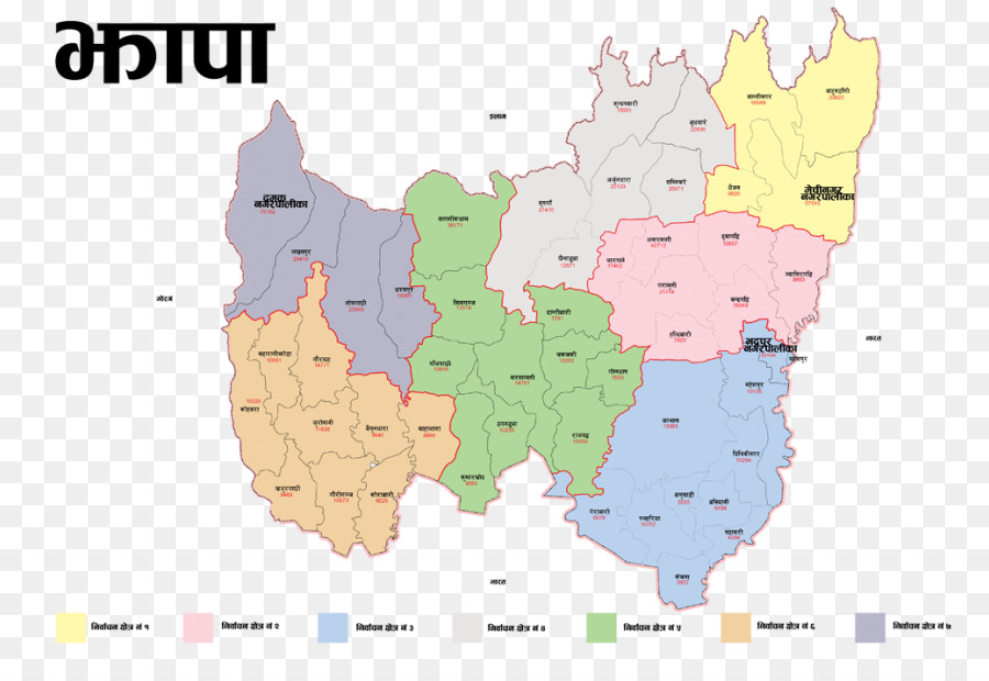 Mapa，Região PNG