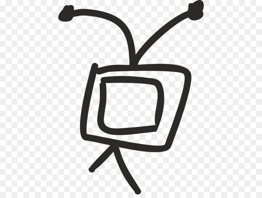 Television，Preto E Branco PNG