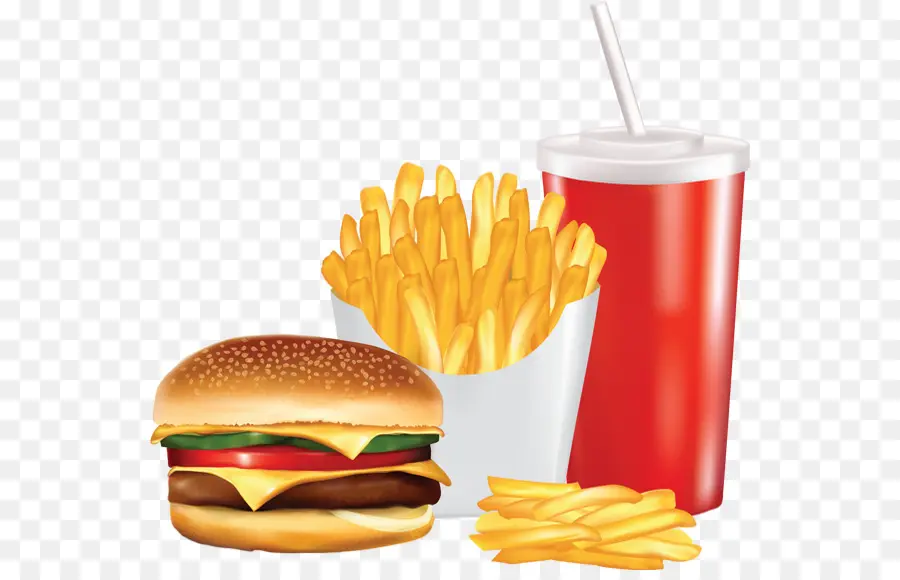 Hambúrguer E Batatas Fritas，X Burger PNG