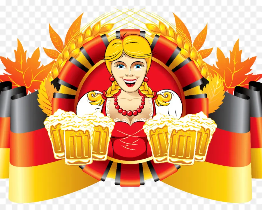 Mulher Da Oktoberfest，Cerveja PNG