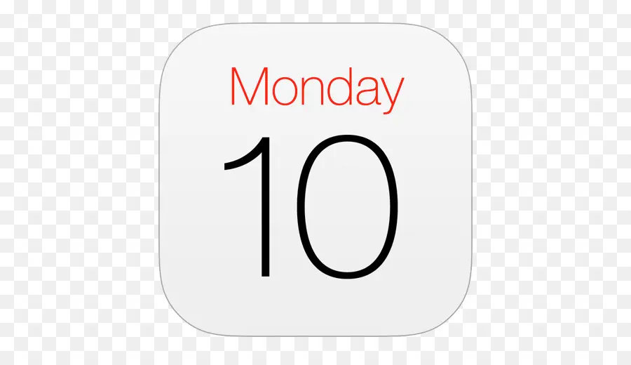 Calendário，Iphone PNG