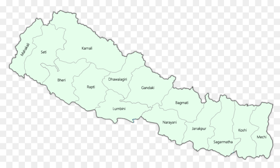 Mapa，Ex Unidades Administrativas Do Nepal PNG