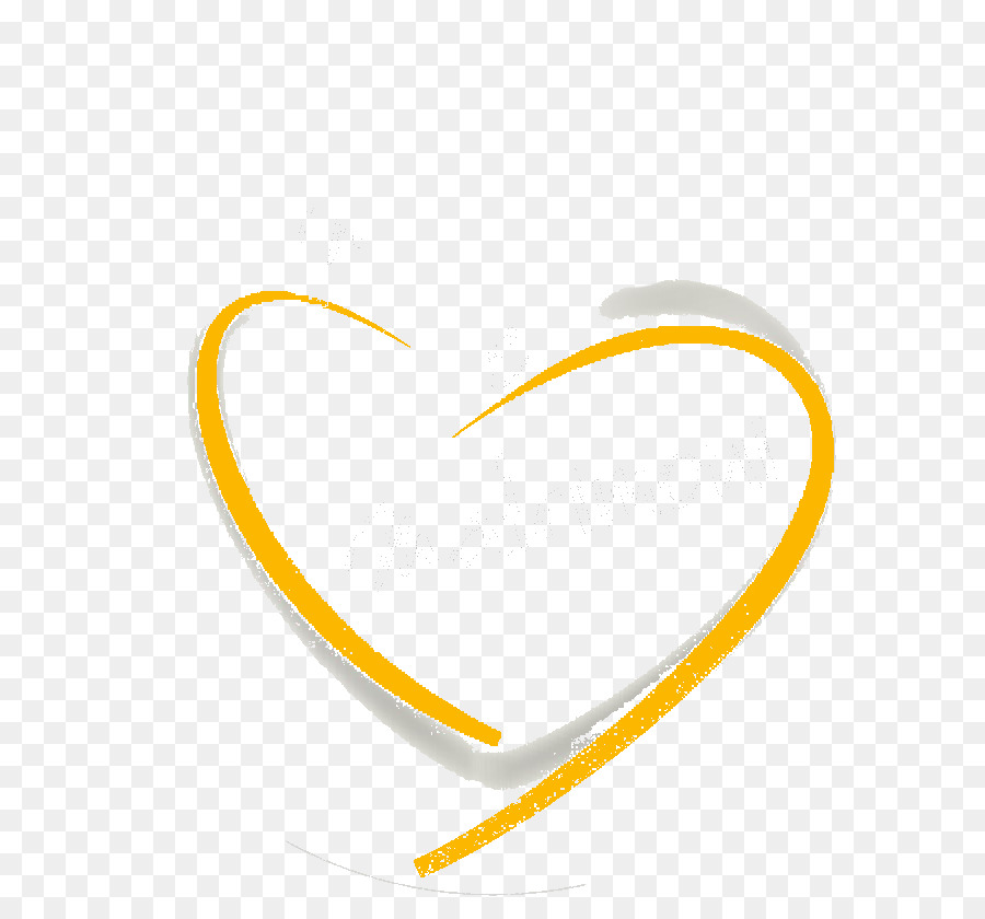 Coração Amarelo，Amor PNG