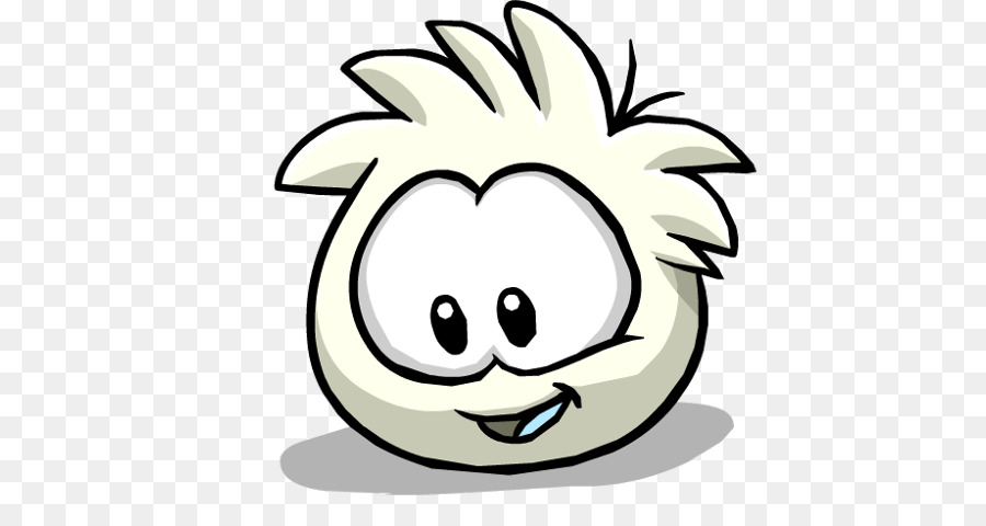 Personagem De Desenho Animado Branco E Fofo，Bonitinho PNG