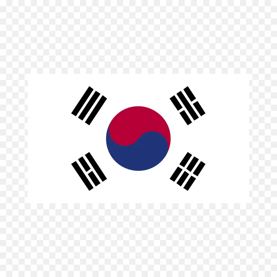 Bandeira Da Coreia Do Sul，País PNG