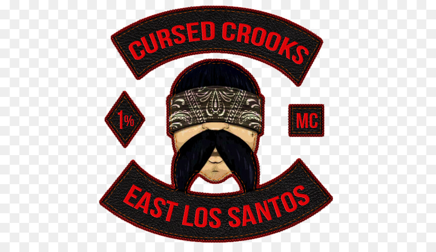 Patch De Bandidos Amaldiçoados，Motocicleta PNG