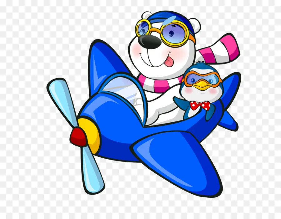 De Avião，Urso Polar PNG