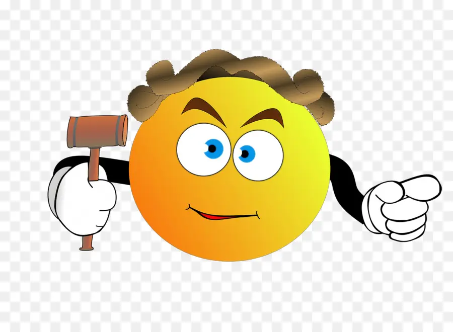 Juiz Emoji，Martelo PNG