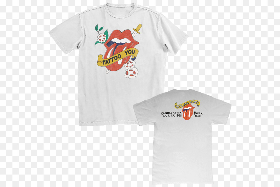 Tshirt，Rolling Stones PNG