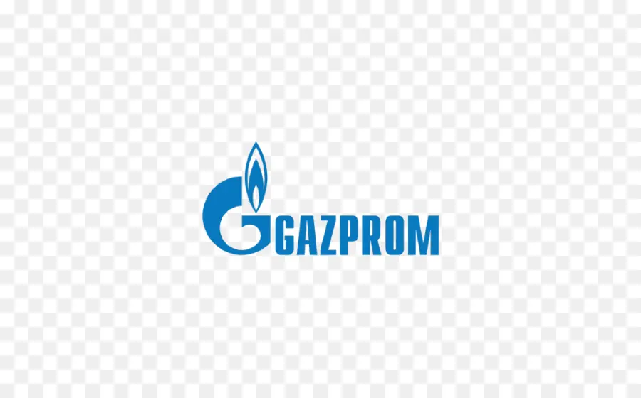 Gazprom Logo，Azul PNG