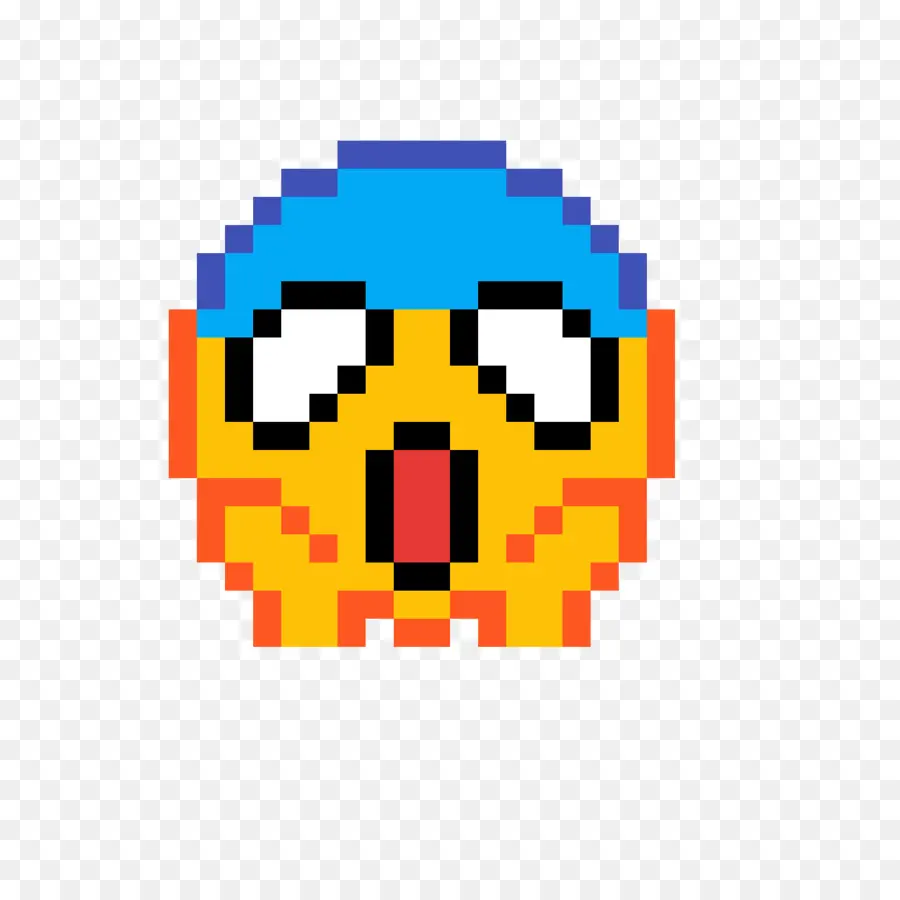 Emoji Pixelado，Pixel Art PNG