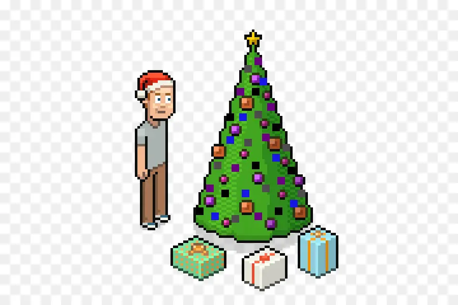 Árvore De Natal，Chapéu De Papai Noel PNG