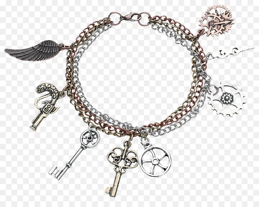 Pulseira Charme，Chaves PNG