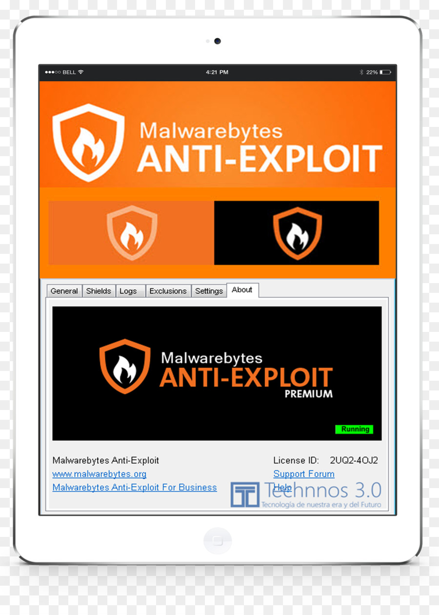 Malwarebytes Antiexploit，Marca PNG