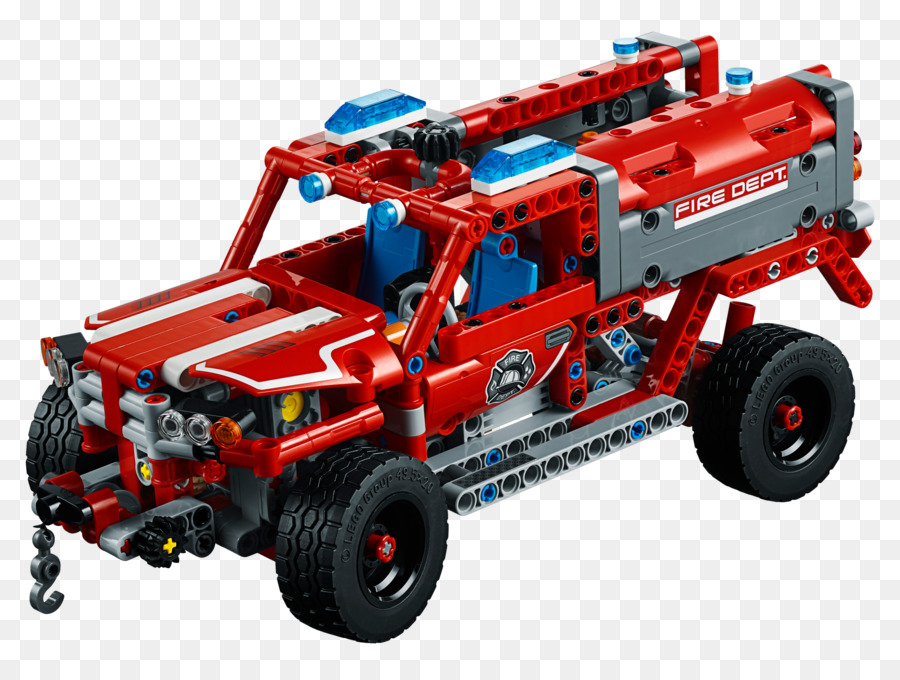 Caminhão Lego，Vermelho PNG