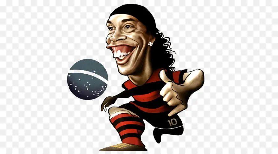 Caricatura，Jogador De Futebol PNG