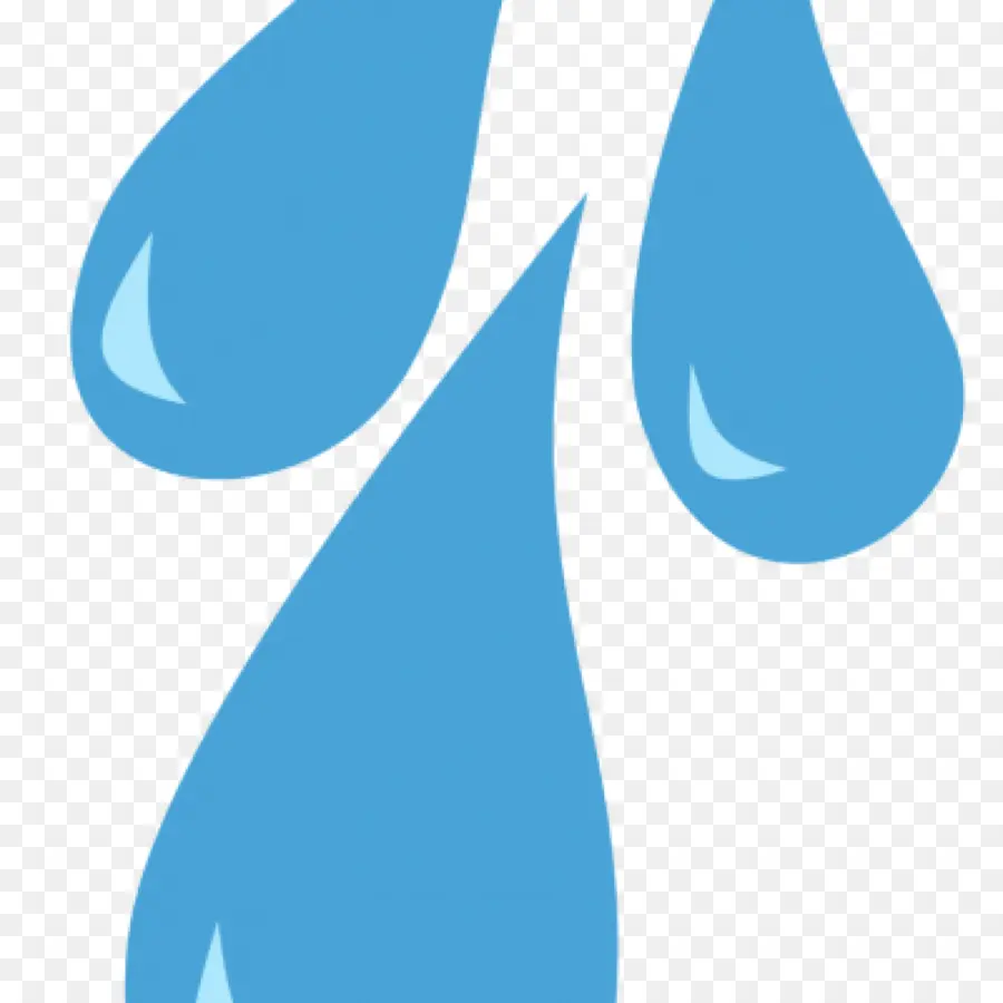 Gotas De água，Azul PNG