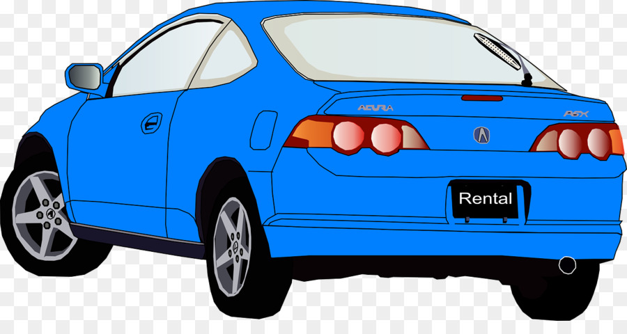 Carro Azul，Aluguel PNG