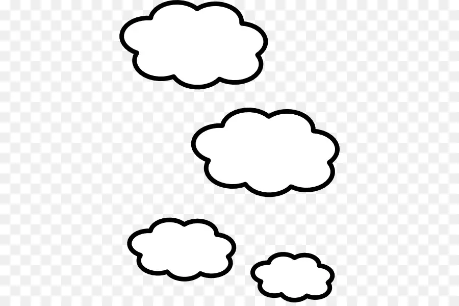 Nuvens，Branco PNG