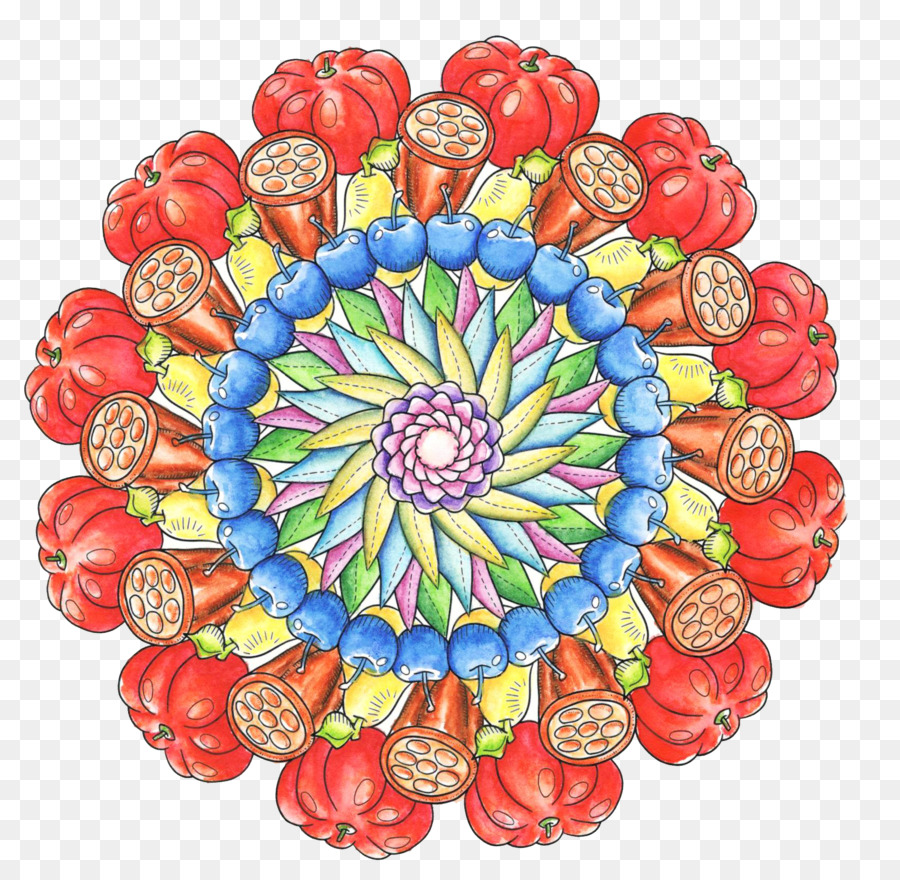 Mandala Colorida，Mandala PNG